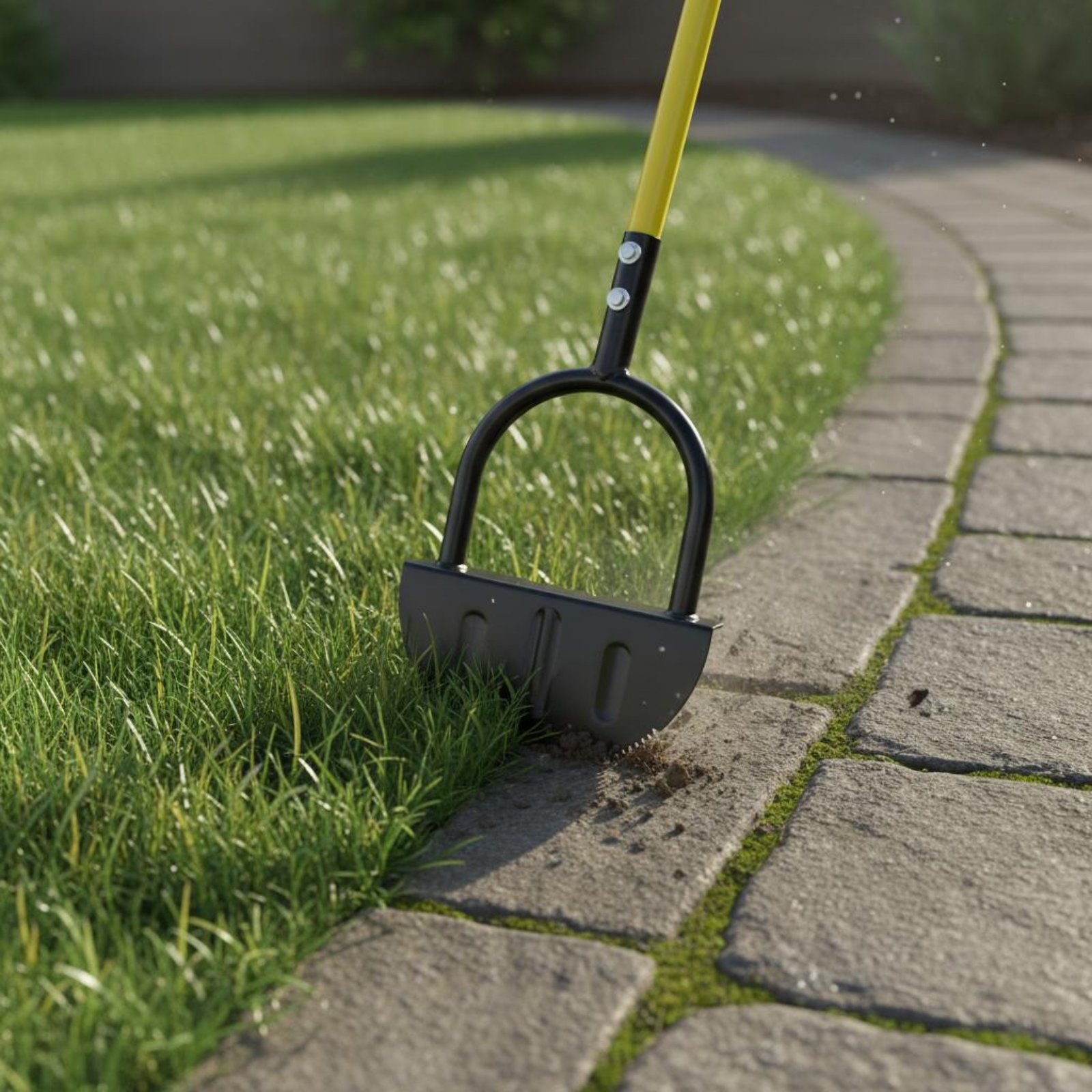 Gardening Tools Edger - Tagliabordi a Mezzaluna con Base Larga,