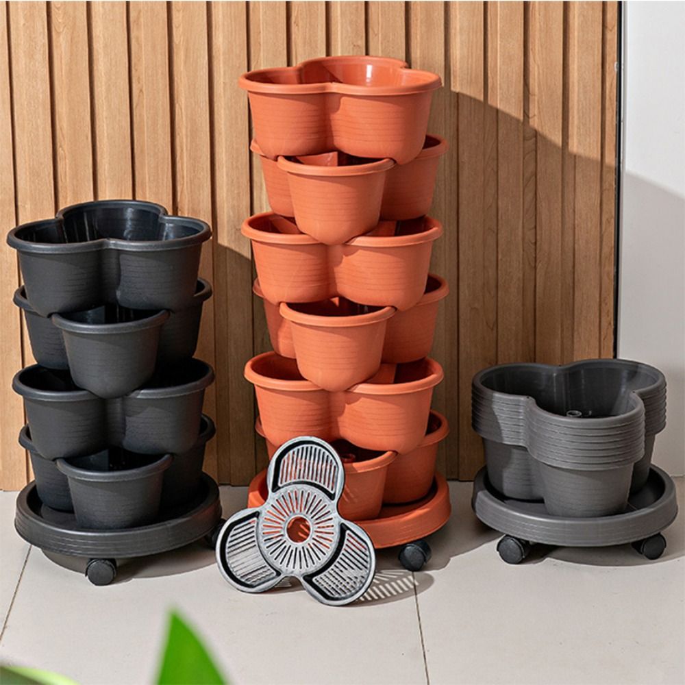 Vertical Wall Planter - Nuova torre verticale impilabile vaso da