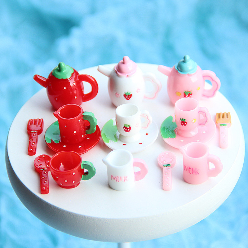 Gardening Tools Gift Set - Set da Tè Rosa in Miniatura,