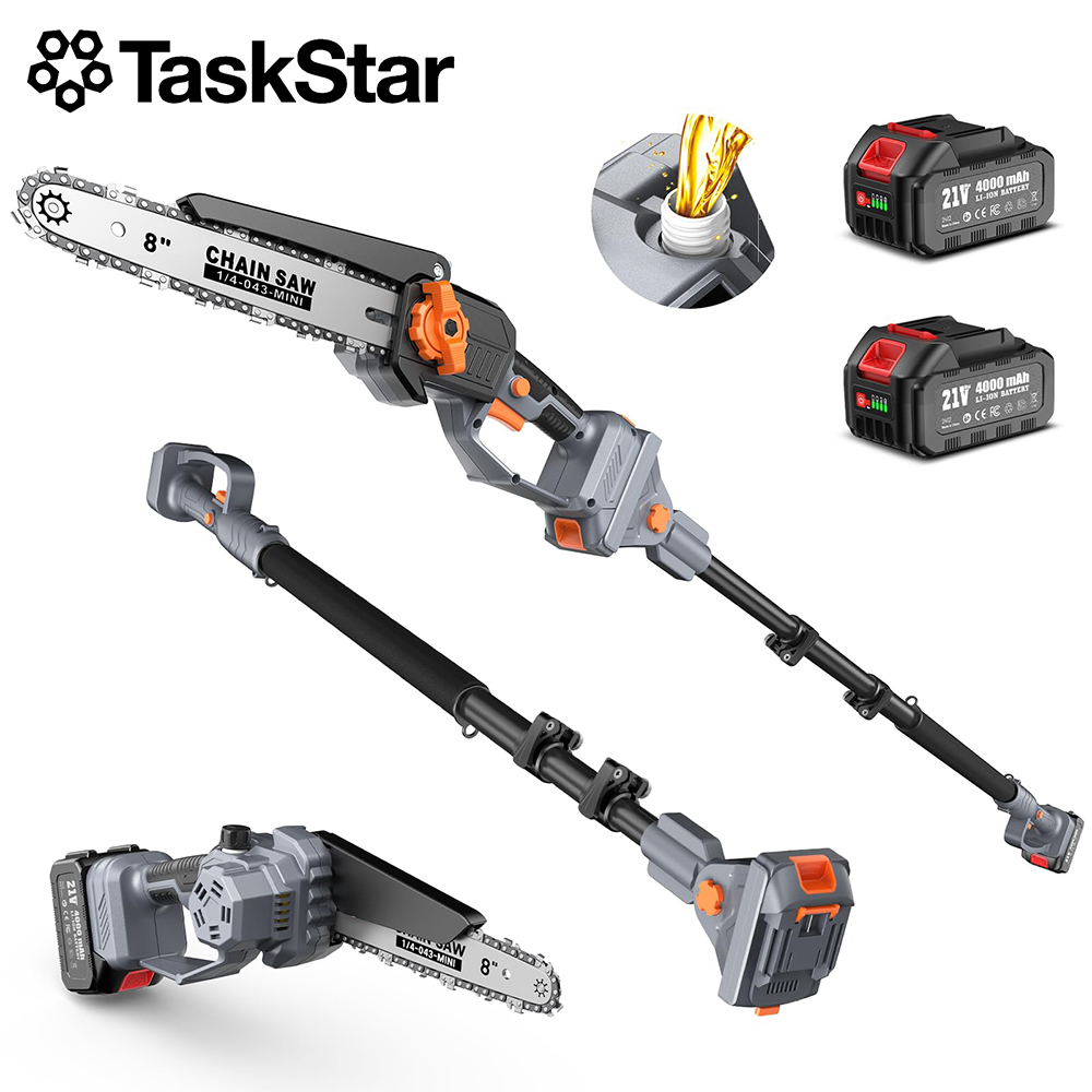 Gardening Tools Usa - TaskStar Sega da Potatura Estensibile 8