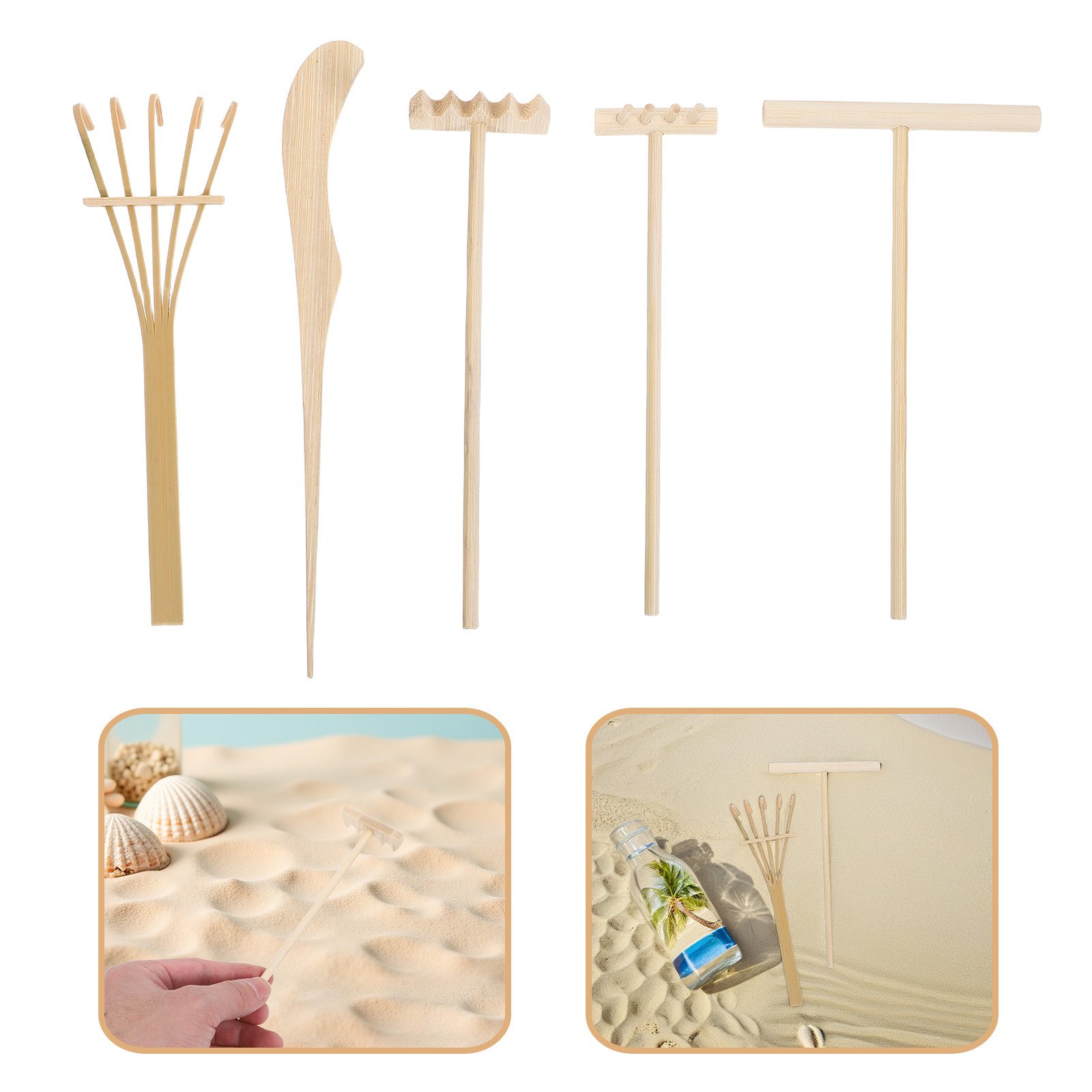 Gardening Tools Drawing - 5 Pezzi Mini Rastrello da Giardino