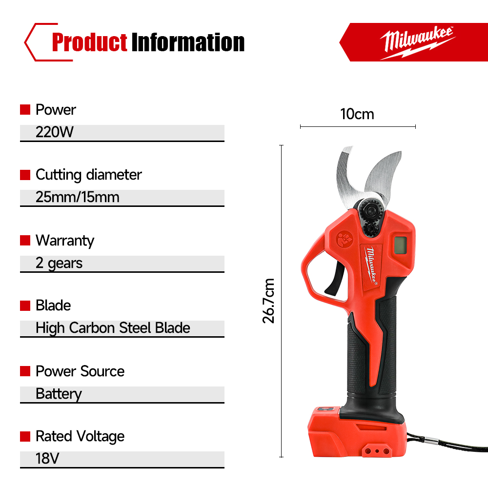 Forbici da Potatura Elettriche - Gardening Tools Usa recensione e prezzo