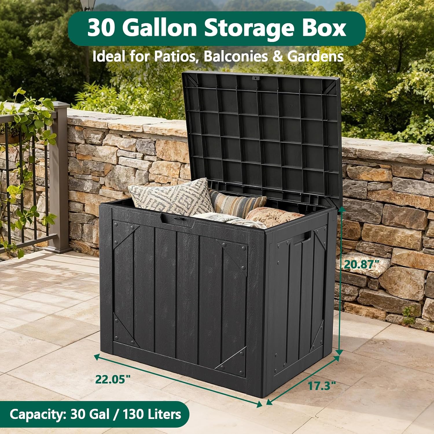 Contenitore da Esterno da 30 G - Gardening Tools Box recensione e prezzo