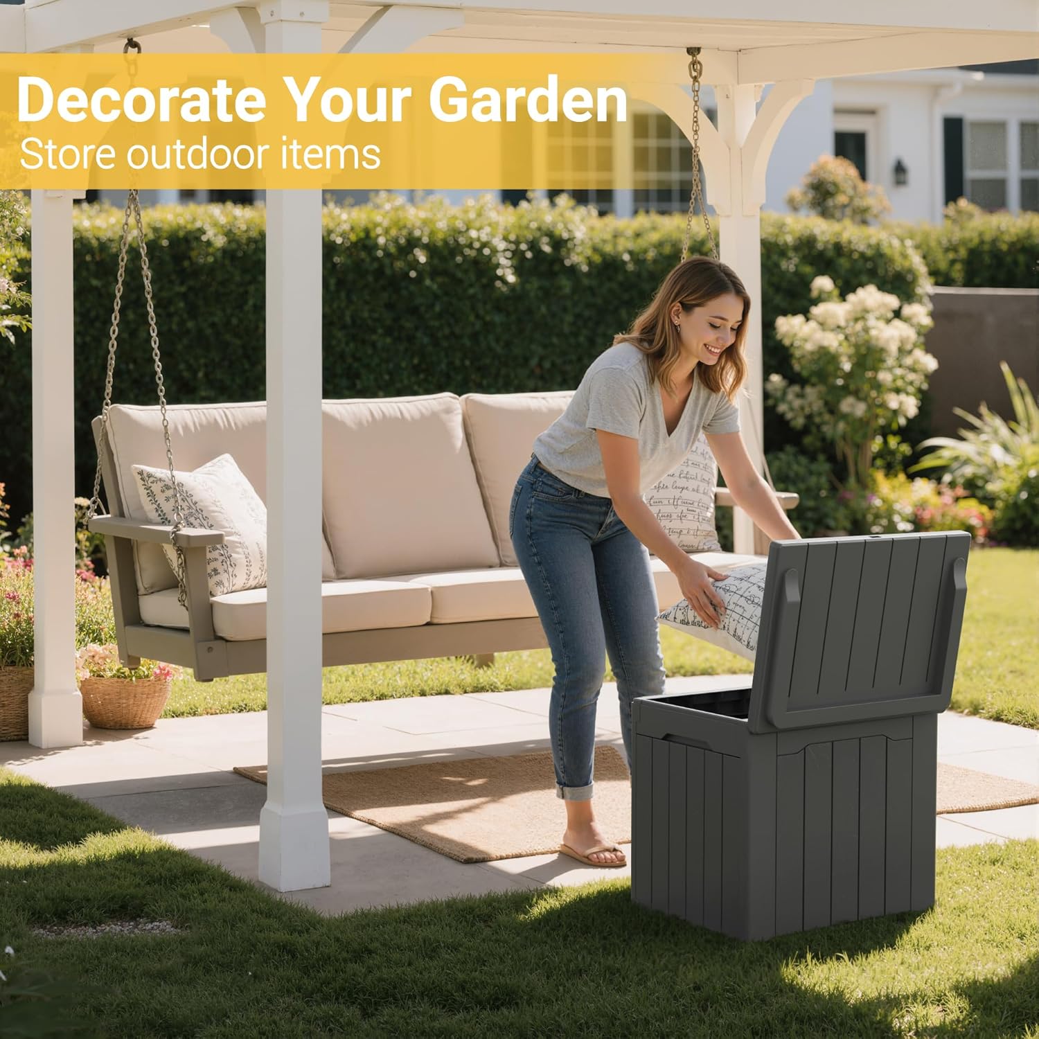 Contenitore da Esterno da 31 G - Gardening Tools Box recensione e prezzo