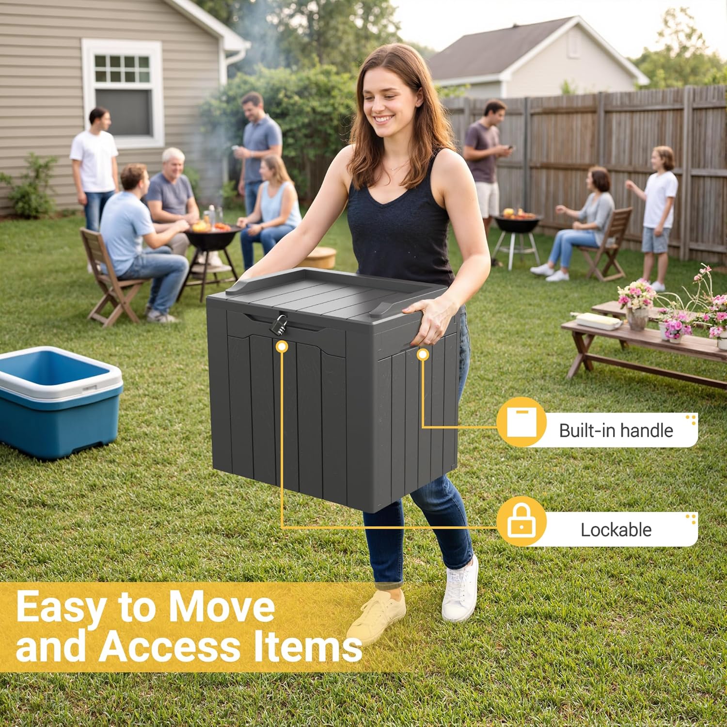 Contenitore da Esterno da 31 G - Gardening Tools Box recensione e prezzo
